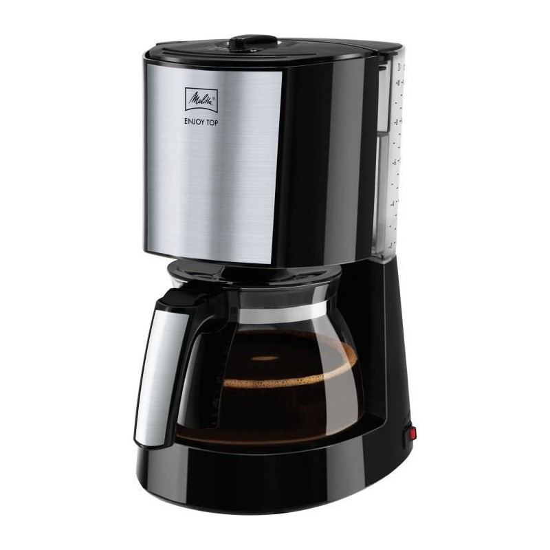 Coffee machine Melitta - Enjoy Top Glass Noir/Brushed steel 1017-04