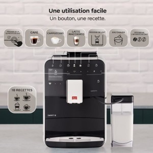 Kaffeevollautomat – MELITTA – Barista T Smart F830-102 – Schwarz