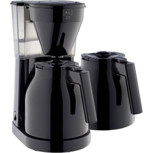 Melitta Easy Therm II - 1l filter coffee maker - 1050 W + 2nd pourse - Black
