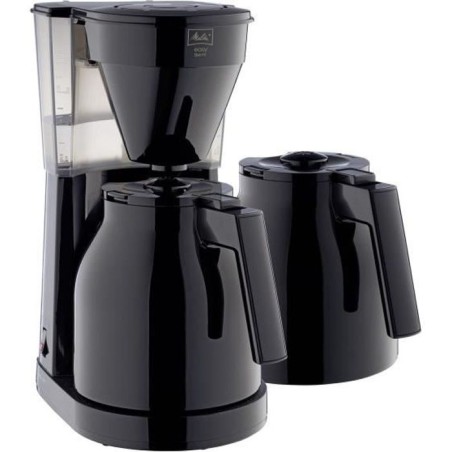 Melitta Easy Therm II - 1l filter coffee maker - 1050 W + 2nd pourse - Black