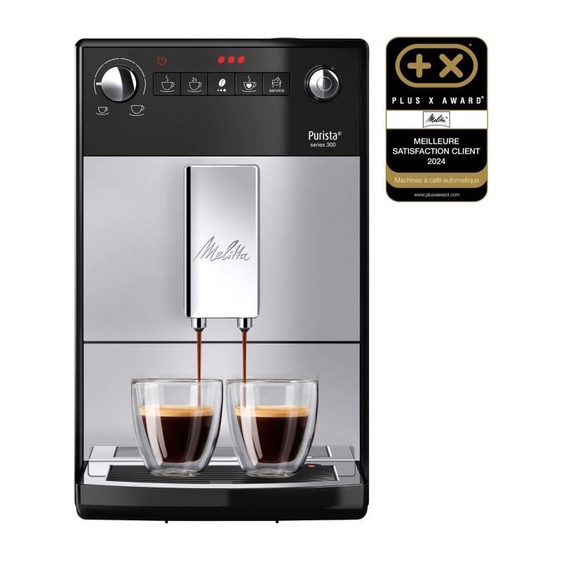 Machine a Café a Grain MELITTA Purista - Argent