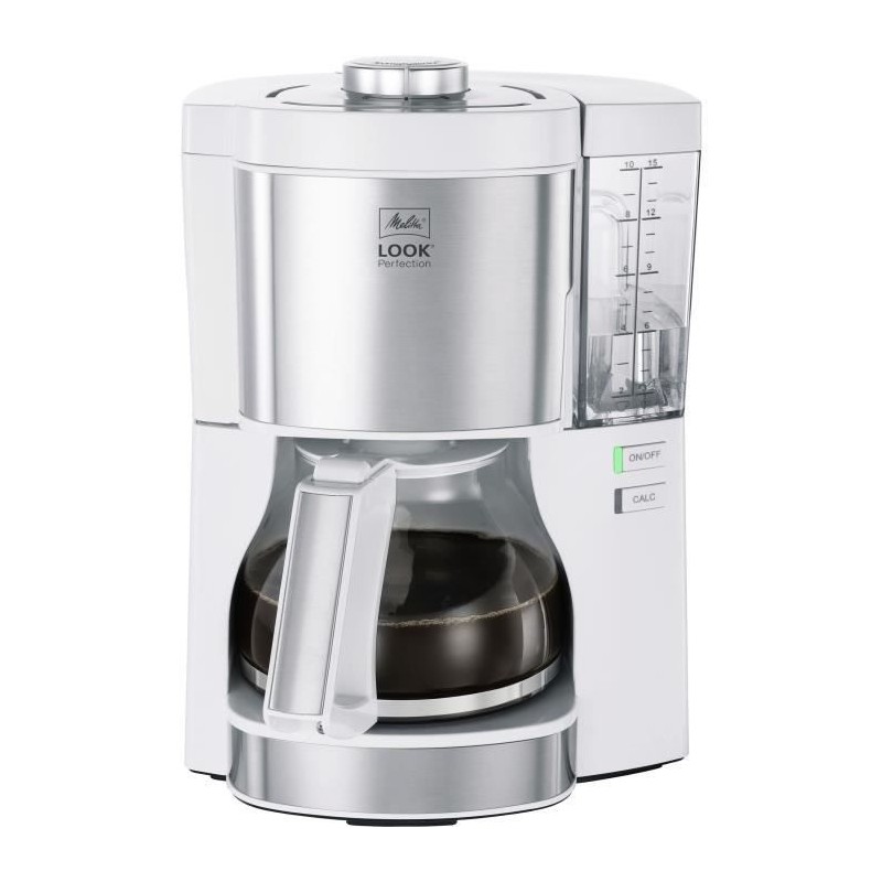 Cafetiere filtre - MELITTA - Look V Perfection - AromaSelector - 3-in-1 Calc Protection - 10 tasses