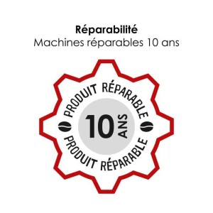 Machine a café - MELITTA - Avanza F270-100 - Réservoir d'eau 1,5 L - Réservoir a grains 250 g - 1450 W - Gris titanium