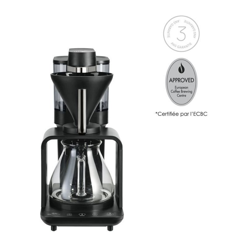 Filter coffee maker - MELITTA - Epour 1024-11 - 1515 W - 2/8 cups - Black / Chrome