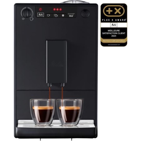 MELITTA E950-222 Espressomaschine mit Caffeo Solo Mühle - Pure Black