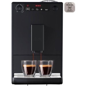 MELITTA E950-222 Espressomaschine mit Caffeo Solo Mühle - Pure Black