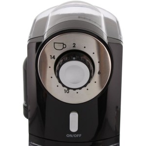 Moulin a café électrique Melitta Molino - Noir - 17 niveaux de finesse de mouture - 2 ans de garantie