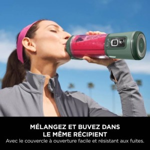 NINJA Blast kabelloser tragbarer Mixer – Waldgrün – BC151EUEM