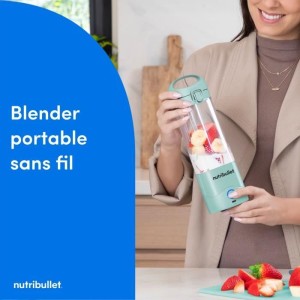 Blender - NUTRIBULLET - NBP003LBL - Portable - 0.475L - 70W - Light...