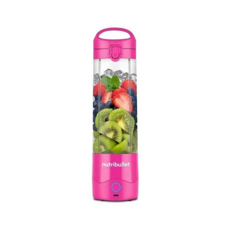 Portable blender - NutriBullet - NBP003MA - 70W - 0.475L - Pink - 1 bottle included