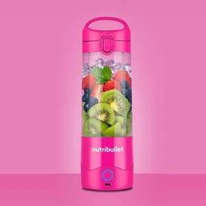 Tragbarer Mixer - NutriBullet - NBP003MA - 70 W - 0,475 l - Pink - 1 Flasche enthalten