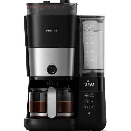 Cafetiere filtre - PHILIPS - HD7888/01 - Grind & Brew avec broyeur - 1.25L - Métal
