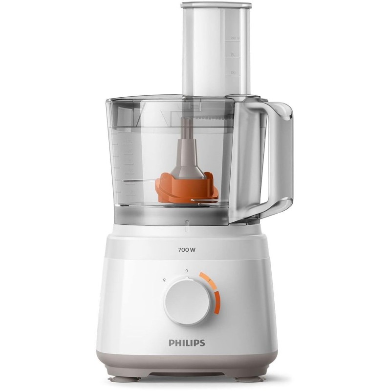 Robot de cuisine multifonction - PHILIPS - HR7320/00 - Série 3000 - 700W - bol de 2.1L - Blanc