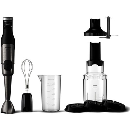 Stabmixer - PHILIPS Series 5000 - HR2684/00 - 1200 W - Grau / Schwarz
