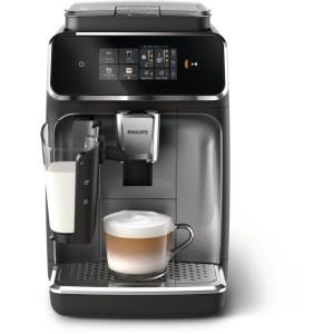 Machine a café Expresso broyeur - PHILIPS - EP2339/40 - Série 2300 - LatteGo - 4 recettes - Broyeur céramique - Noir panthere