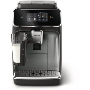 Machine a café Expresso broyeur - PHILIPS - EP2339/40 - Série 2300 - LatteGo - 4 recettes - Broyeur céramique - Noir panthere