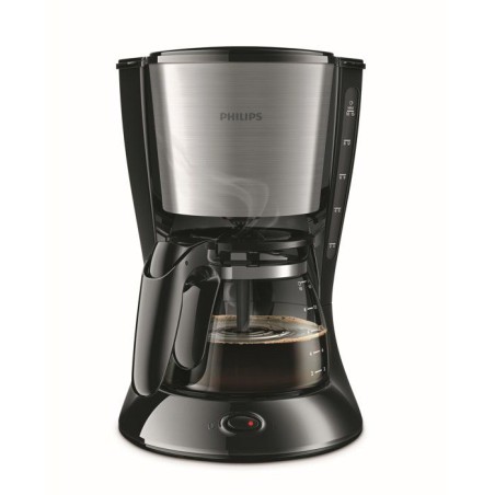 Filterkaffeemaschine PHILIPS Daily HD7462/20 - Schwarz und Edelstahl
