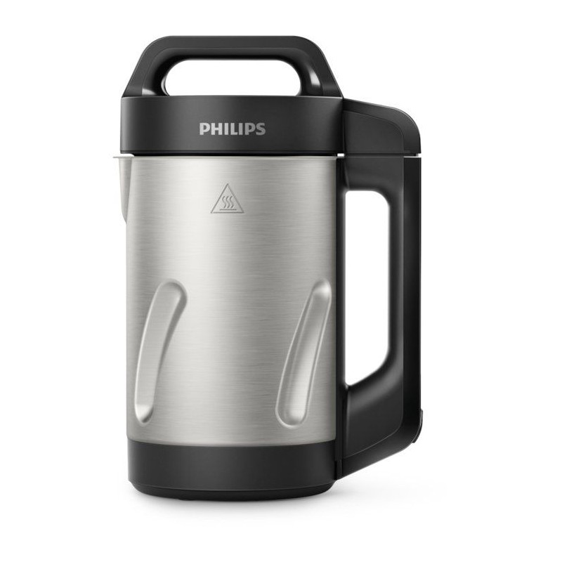 Blender chauffant pour soupe - PHILIPS - HR2203/80 - Série 3000 - 1000W - bol de 2L - Métal