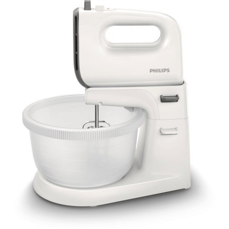 Batteur électrique - PHILIPS - HR3745/00 - Robot batteur mixeur Série 5000 - 500W - 5 vitesses - bol 3L - Blanc