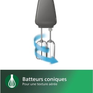 Mixer - PHILIPS - HR3745/00 - 450 W - 3 L - Weiß