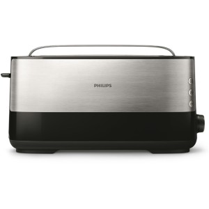 Grille-pain - PHILIPS - HD2692/90 - Collection Métal - 1 fente longue - 950W - Inox