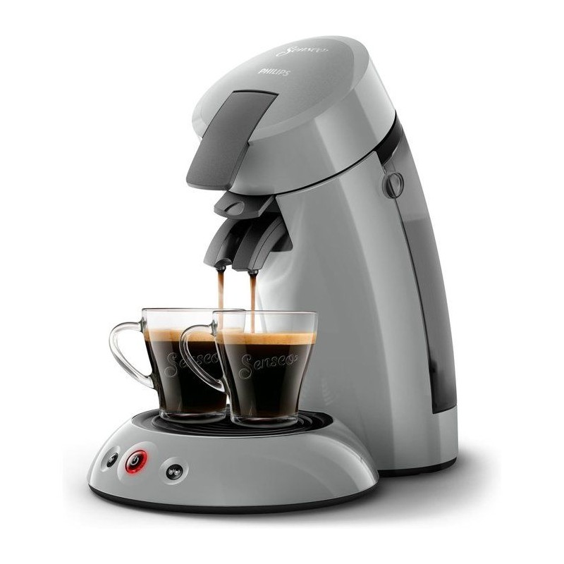 Coffee machine Dosette Senseo Original Philips HD6553/71, aroma booster, Crema Plus (dense foam), 1 to 2 cups, gray