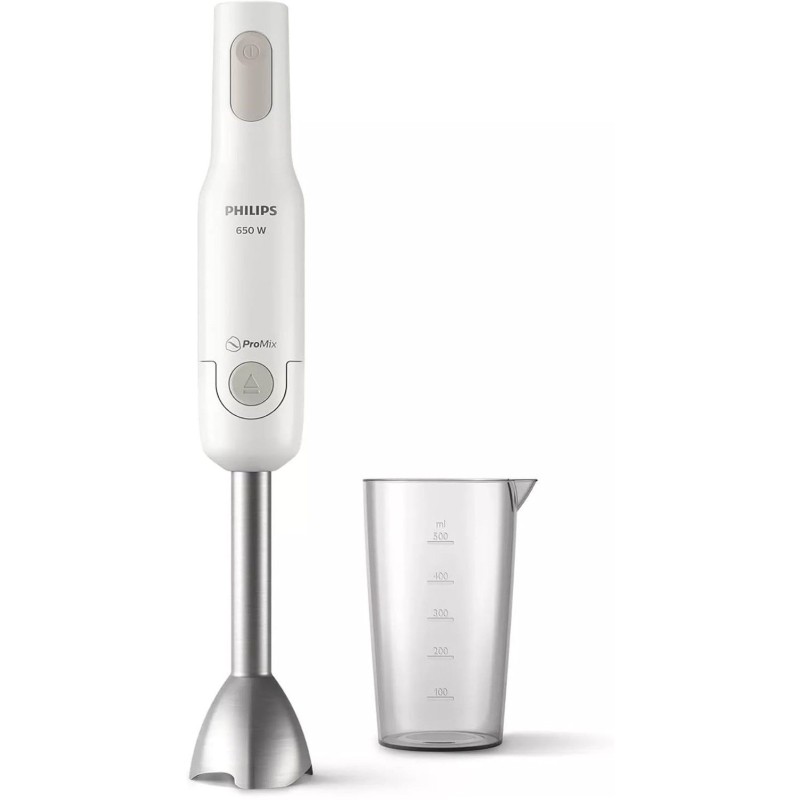 PHILIPS HR2534 / 00 ProMix hand blender - 650W - Metal base - Measuring cup included - White
