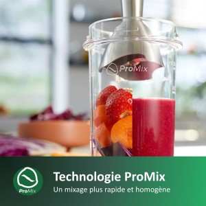 Mixeur plongeant - PHILIPS - HR2534/00? - ProMix Daily Série 3000 - 650W - Blanc
