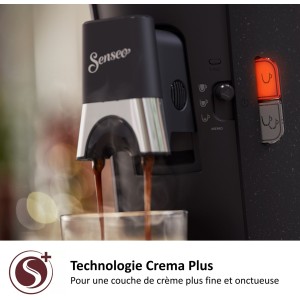 Cafetiere a dosette - PHILIPS - SENSEO - CSA240/21 - Select - Noir