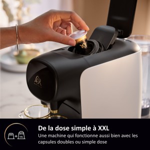 Cafetiere a capsules - PHILIPS - L'OR BARISTA - LM9012/00 - Sublime - Blanc