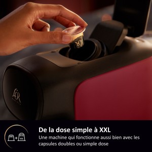 Cafetiere a capsules - PHILIPS - L'OR BARISTA - LM9012/50 - Sublime - Rouge