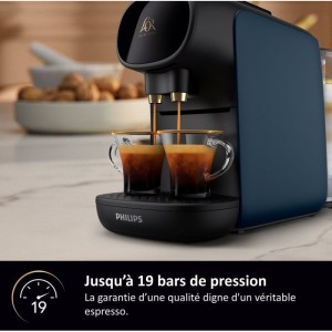 Doppelte Espresso Kaffeemaschine Philips L'Or Barista LM9012/40 - Nachtblau