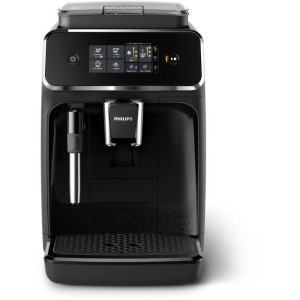 Machine a café Expresso broyeur - PHILIPS - EP2225/10 - Série 2200 - mousseur a lait - 2 cafés - Broyeur céramique - Noir br