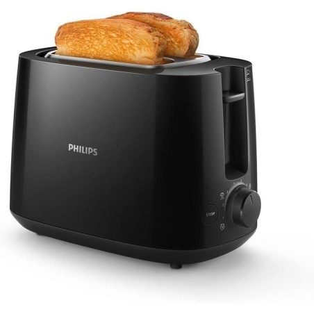 Grille-pain - PHILIPS - HD2581/90 - Collection Daily - 2 fentes - 830W - Noir