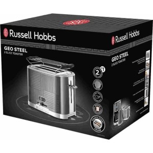 Russell Hobbs 25250-56 Toaster Grille-Pain Geo Steel, 4 functions, ...