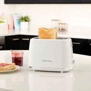 Toaster - RUSSELL HOBBS - EDEN - 800 W - 2 Schlitze - Weiß |  Toast...