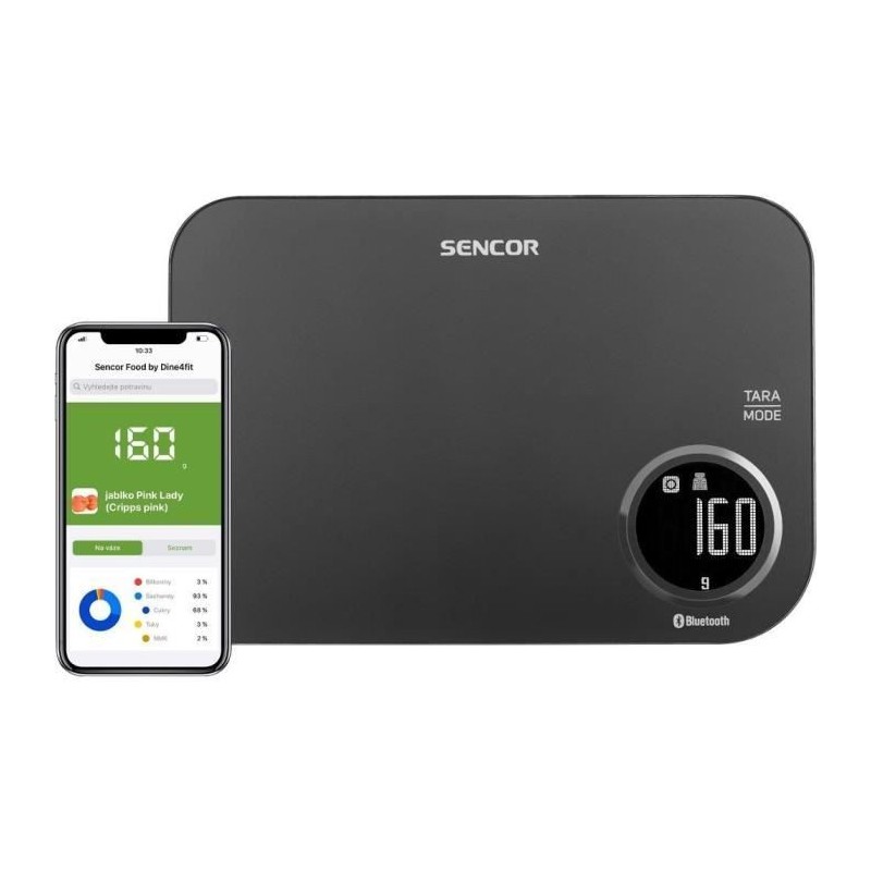 Balance de cuisine - Sencor - SKS 7078BK |  Küchenwaagen   | Chef Up