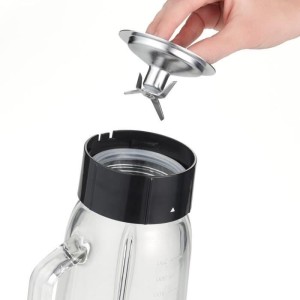 Severin SM3734 Blender, Glass container of 1L removable, 2 speeds + Pulse function, 22,000 rpm, cable range, stainless steel / b