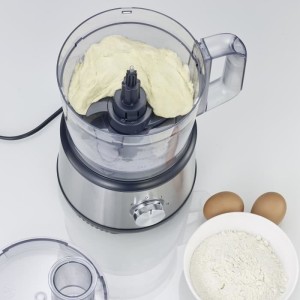 SEVERIN KM3892 Multifunktions-Küchenmaschine – 1200 W – Edelstahl und Schwarz – Mixer 1,5 l – 2 Geschwindigkeiten + Pul
