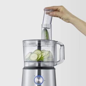 SEVERIN KM3892 Multifunktions-Küchenmaschine – 1200 W – Edelstahl und Schwarz – Mixer 1,5 l – 2 Geschwindigkeiten + Pul
