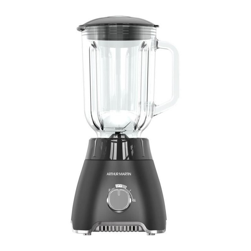Glass blender - ARTHUR MARTIN - AMPB40 - 1.5L - 400W - 2 speeds + pulse