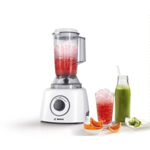 Robot multifonctions BOSCH MultiTalent3 - Blanc - 800 W - 2 vitesses et pulse - Bol mélangeur 2,3 L - Bol mixeur 1 L - 2 disque