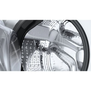 Lave-linge hublot BOSCH WAN2427ZFR SER4 - 8 kg - Induction - 60 cm - 1200 trs/min - Classe A - Vapeur - Blanc