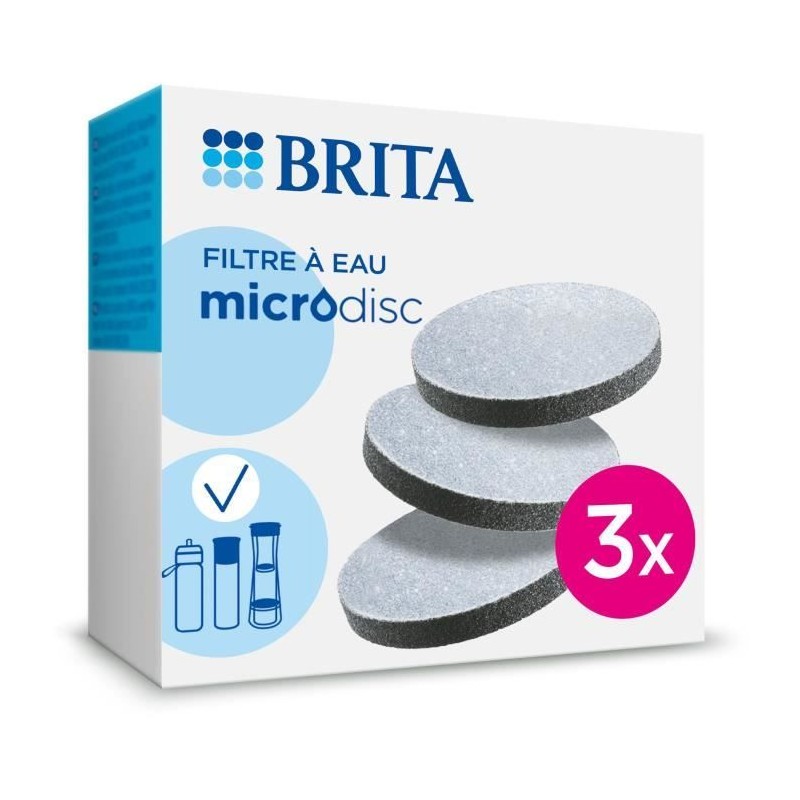 BRITA Pack 3 Scheiben für FILL & SERVE Filterflasche