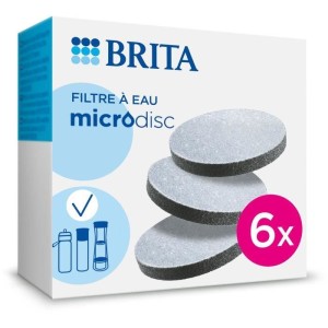 Cartouche BRITA - MicroDisc - Pack de 6 - 1 filtre 1 mois de filtration