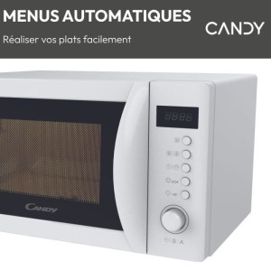 CMWA20SDLW Mono CANDY Idea Mikrowelle – 20 l – MO: 700 W – digitale Benutzeroberfläche – 8 automatische Programme – W