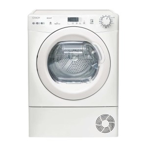 CANDY CS EH9N2LE-S Intelligenter Wärmepumpen-Wäschetrockner – 9 kg – EasyCase-Behälter – Klasse D – Weiß