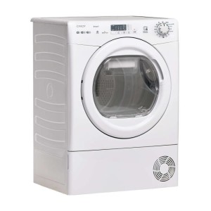 CANDY CS EH9N2LE-S Intelligenter Wärmepumpen-Wäschetrockner – 9 kg – EasyCase-Behälter – Klasse D – Weiß