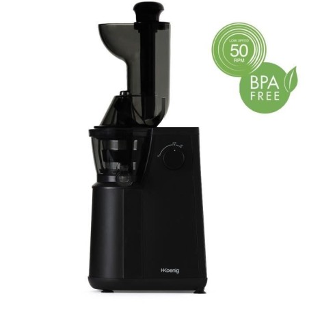 Vitamin+ Extra Langsamer Entsafter - HKoeNIG - GSX24 - 400 W - 1 L - Schwarz