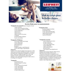 LEIFHEIT Gewürzstreuer 3195 Leifheit graduierter Dressingstreuer 300 ml mit tropffreiem Ausguss ideal für s